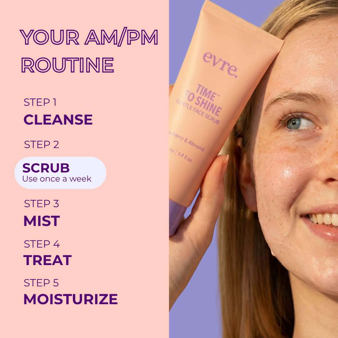 Time To Shine Raspberry & Almond Face Scrub