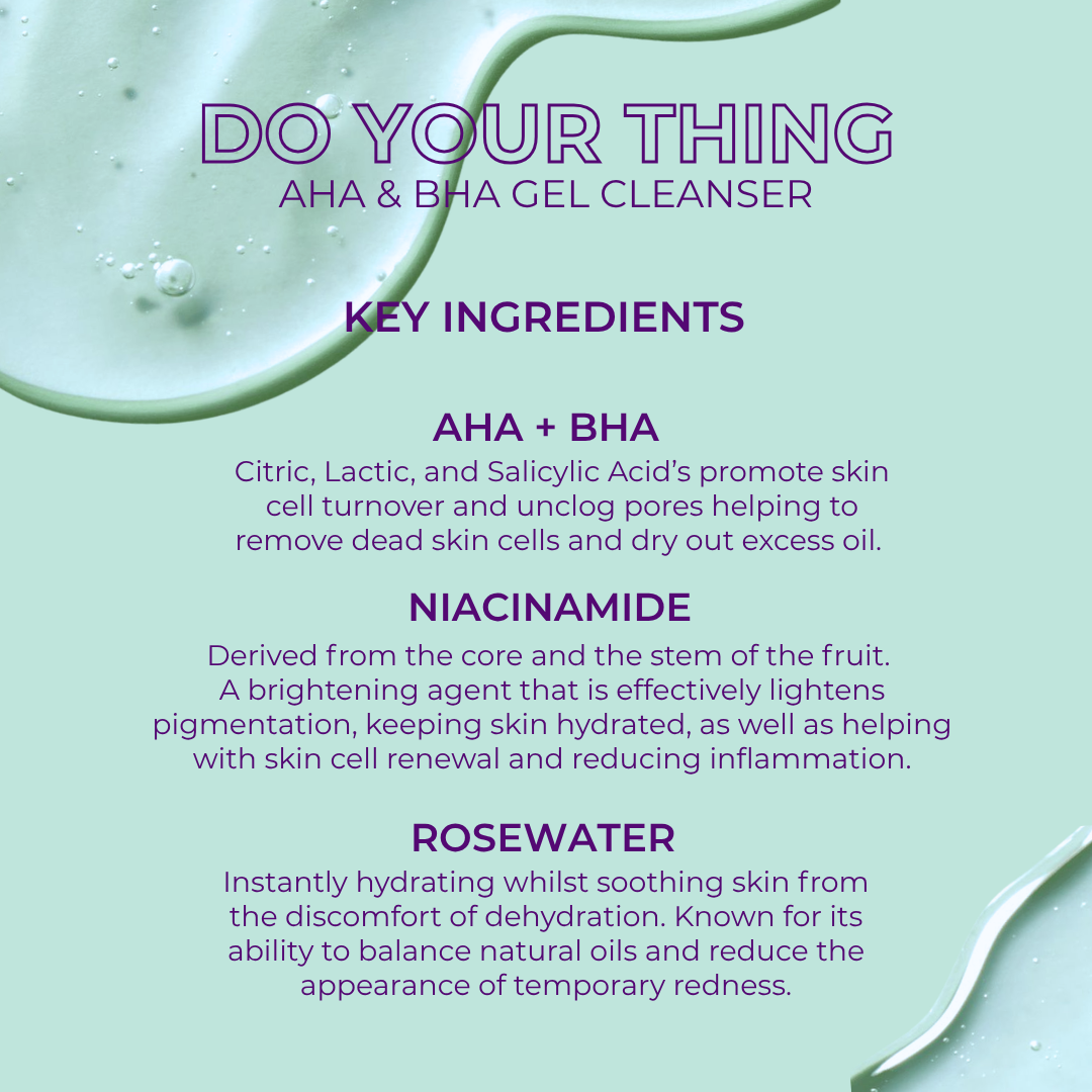 Do Your Thing AHA & BHA Gel Cleanser for Oil Control