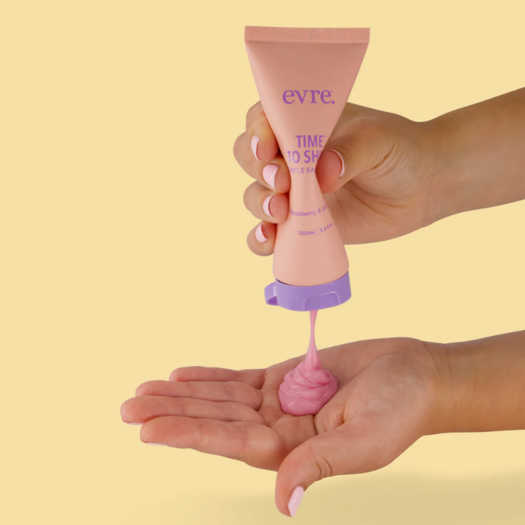 Time To Shine Raspberry & Almond Face Scrub 3.4 fl oz